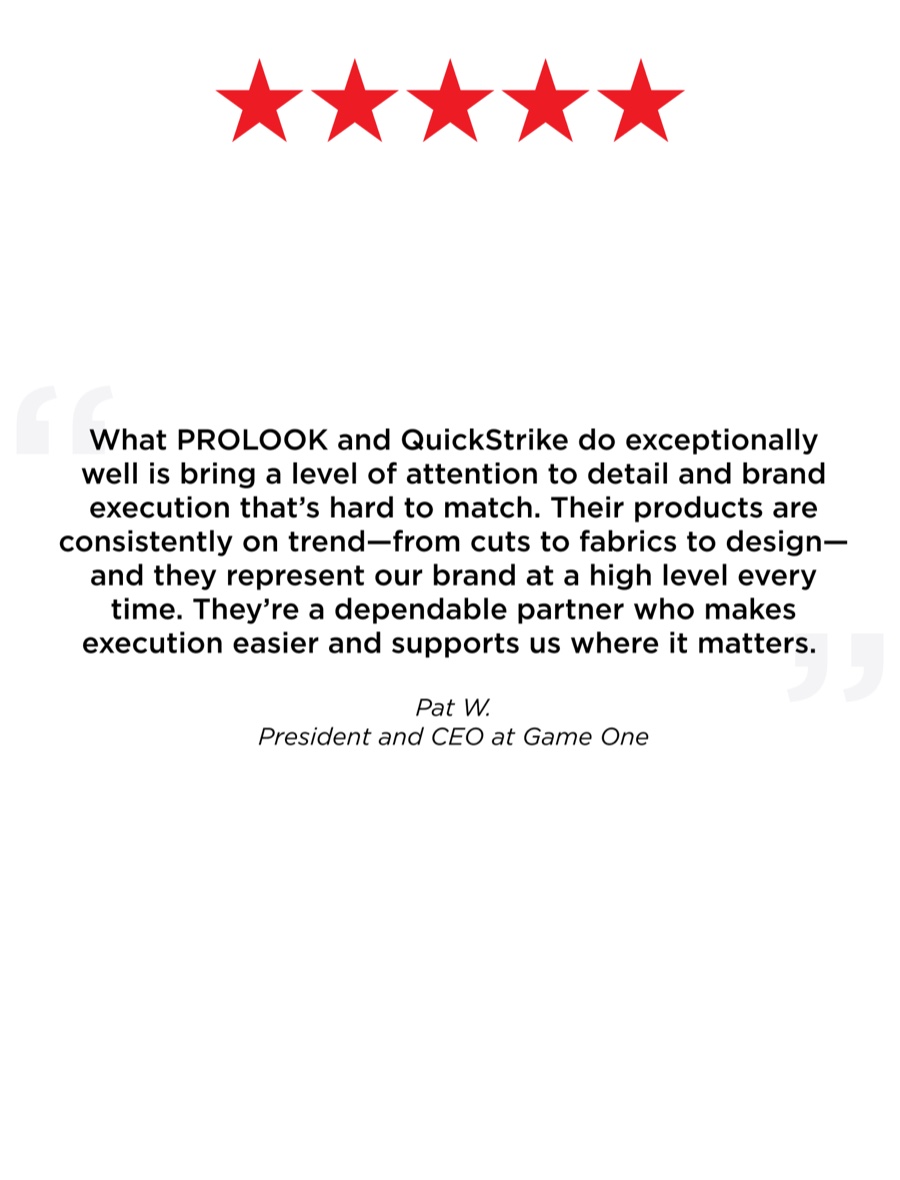 Customer review: Pat W., President and CEO at Game One